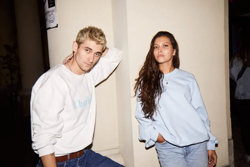 Sweatshirt The Odder Side x Charlotte Blue