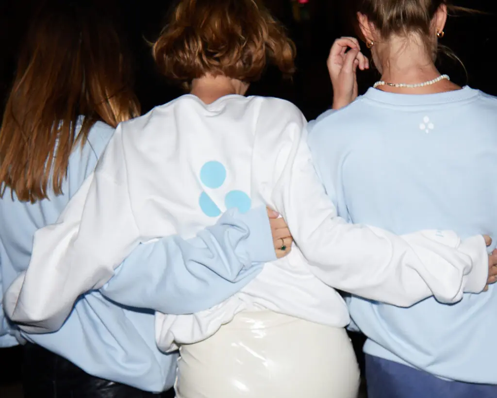Sweatshirt The Odder Side x Charlotte Blue