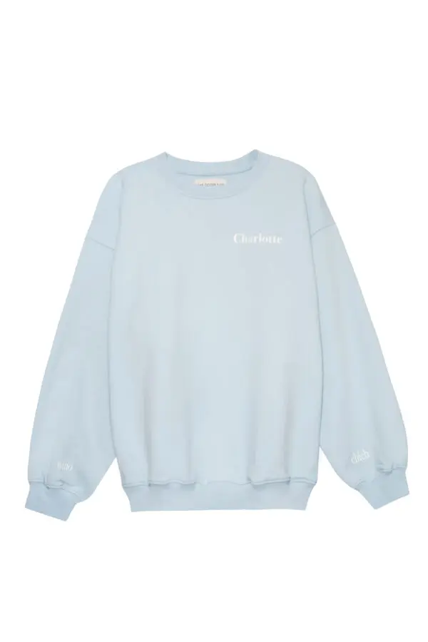 Sweatshirt The Odder Side x Charlotte Blue