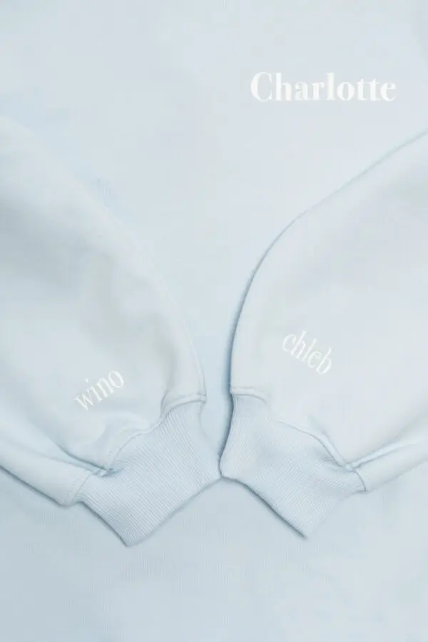 Sweatshirt The Odder Side x Charlotte Blue