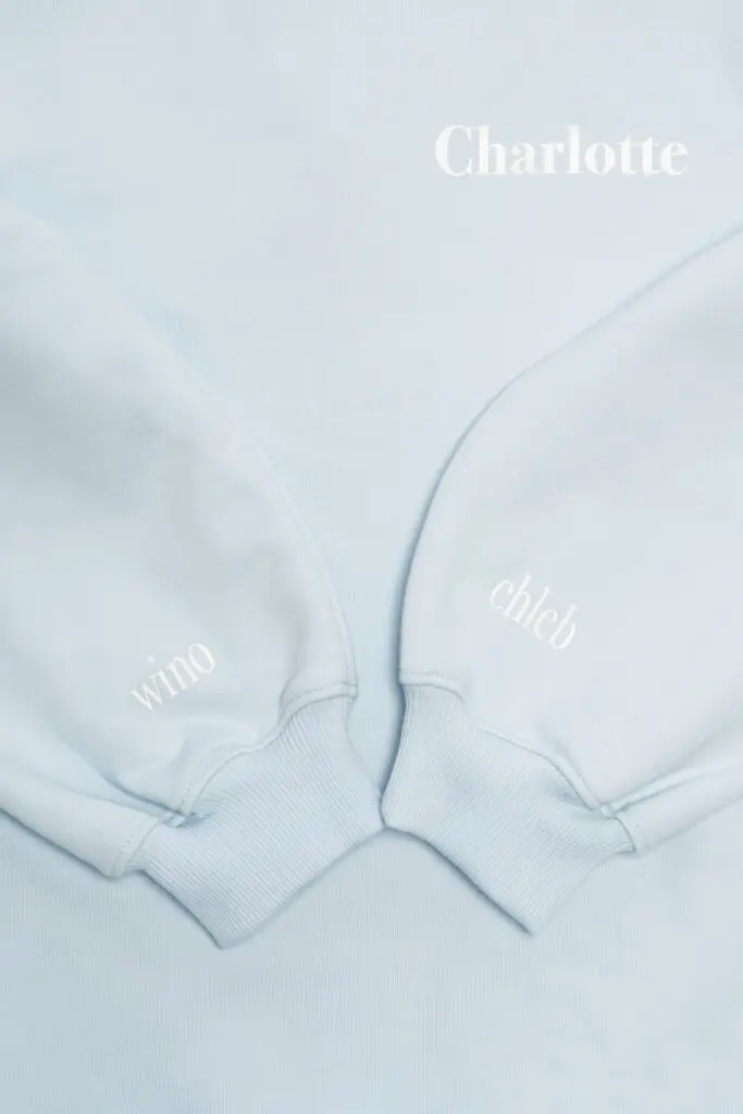 Sweatshirt The Odder Side x Charlotte Blue