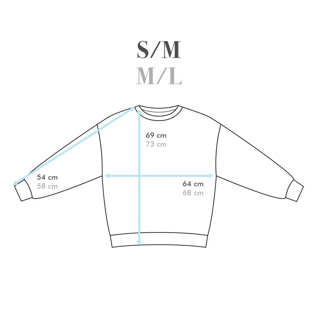 Sweatshirt The Odder Side x Charlotte Blue