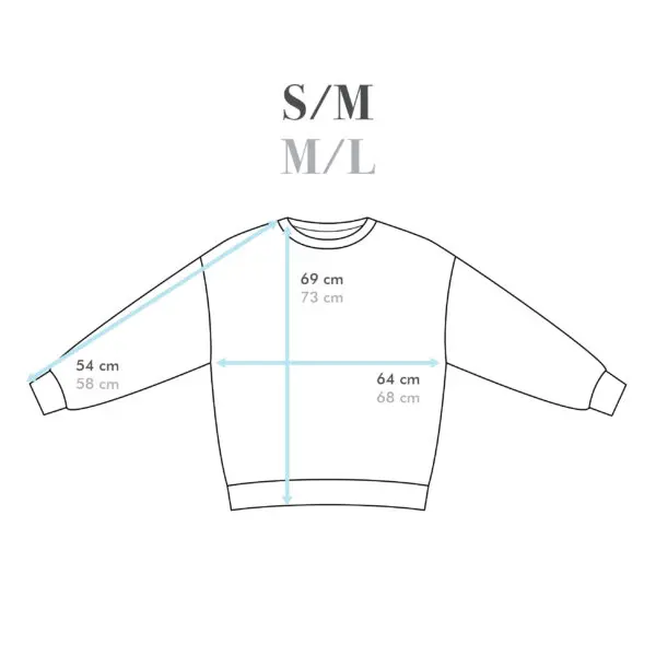 Sweatshirt The Odder Side x Charlotte Blue