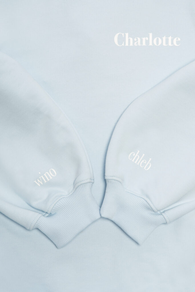 Sweatshirt The Odder Side x Charlotte Blue